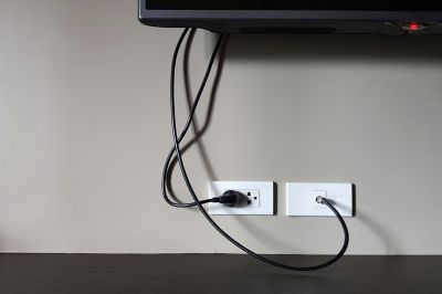 Tvs Mounted with Concealed Cables