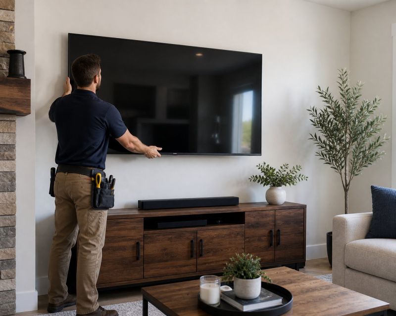 Outdoor Tv Mounting in Overland Park, KS